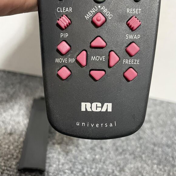 RCA Universal Remote Control Black Multi Device TV VCR SAT Cable Audio PIP - Picture 8 of 8